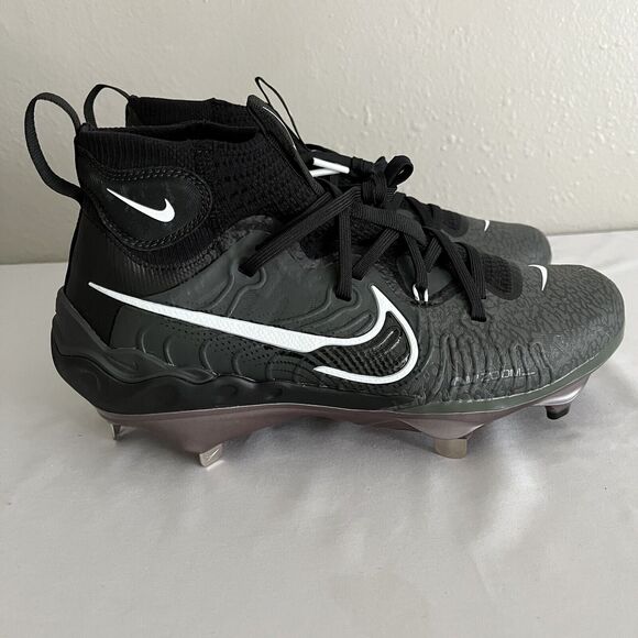 Nike Alpha Huarache NXT Black Metal Baseball Cleats Men’s Size 7.5 (DJ6517-010) - Picture 2 of 13
